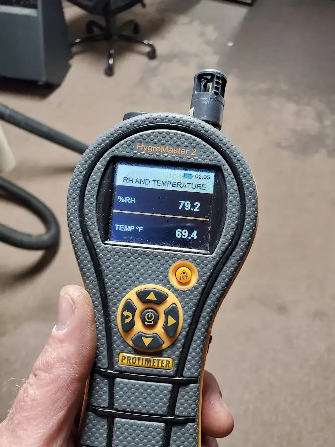 Moisture meter humidity assessment for Fire & Smoke Damage Restoration in North Miami Beach